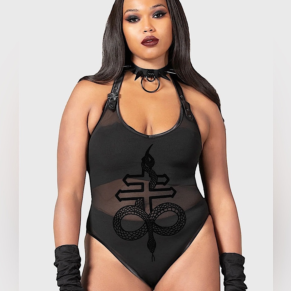 NWT Killstar Mesh Snake🐍 Bodysuit